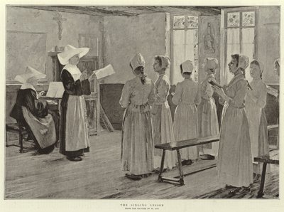 The Signing Lesson by Walter Gay